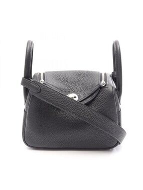 Hermes Shoulder Bag Lindy Mini Black